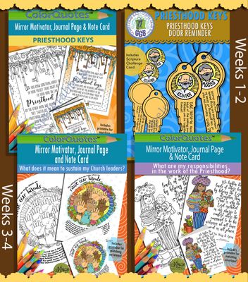 For the Strength of Youth - Sept. You Are Blessed by Priesthood Authority BUNDLE