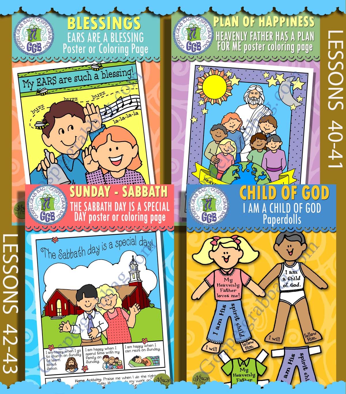 CFM Old Testament October Ages 1-5 BUNDLE -Lesson Lifesaver Activities