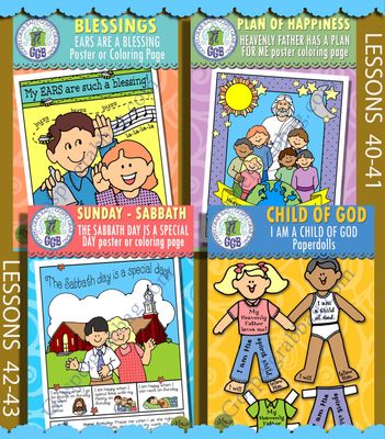 CFM Old Testament October Ages 1-5 BUNDLE -Lesson Lifesaver Activities