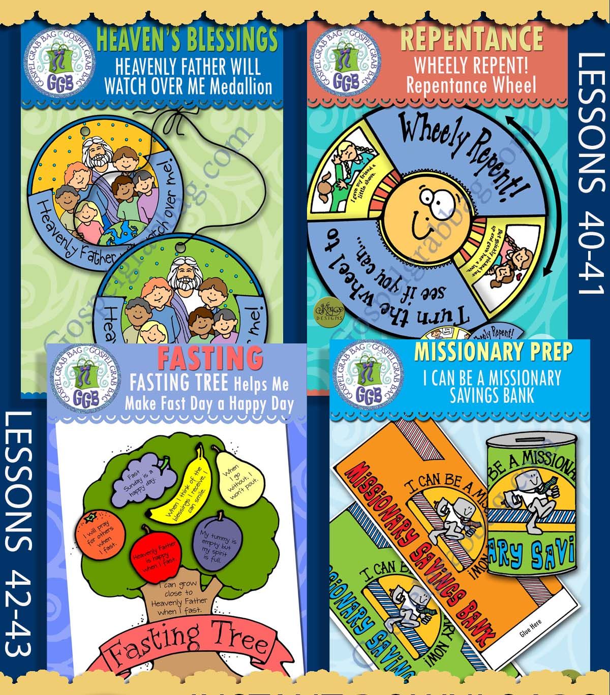 CFM Old Testament October Ages 4-7 BUNDLE -Lesson Lifesaver Activities