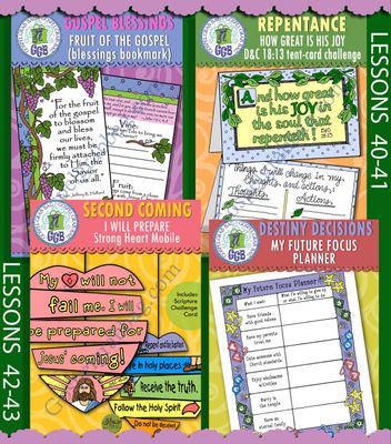CFM Old Testament October Teen BUNDLE -Lesson Lifesaver Activities