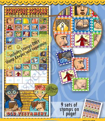 Scripture Scholar October Stamps (Old Testament)