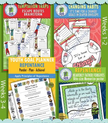 For the Strength of Youth - APRIL. "JESUS CHRIST WILL HELP YOU" BUNDLE