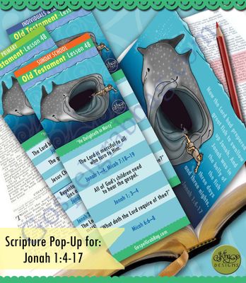 Scripture Pop-Up &amp; Bookmark: CFM "Seek the Lord, and Ye Shall Live” Amos; Obadiah; Jonah