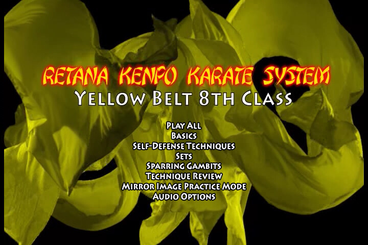#1 Yellow Belt DVD Retana Kenpo Karate System