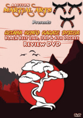 #10 2nd, 3rd & 4th Degree Black Belt Review DVD - Retana Kenpo Karate System