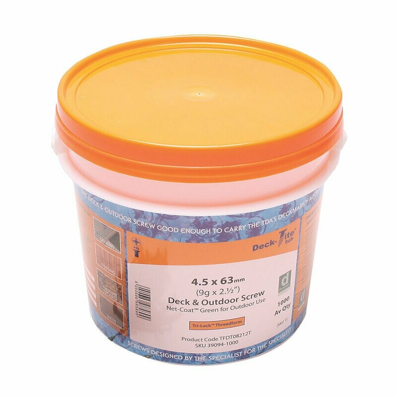 Deck-Tite Decking Screw 4.5 x 63mm (1000 Bucket)