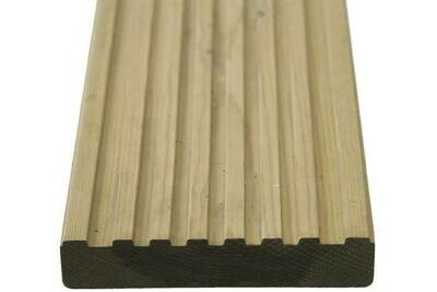 Softwood Grooved Canterbury Decking 3m