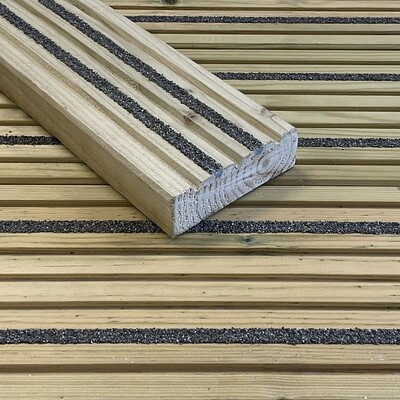 UK Grown GripDeck Non-Slip Softwood Decking 95mm