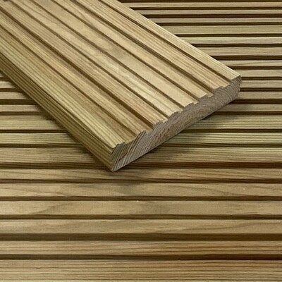 27 x 144mm Softwood Grooved Canterbury Decking