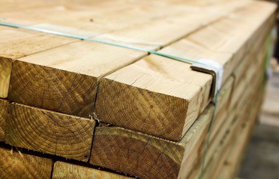 Regularised KD Carcassing C24 Green Treated 45 x 170mm