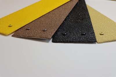 GRP Decking Treads Black 1m x 90mm