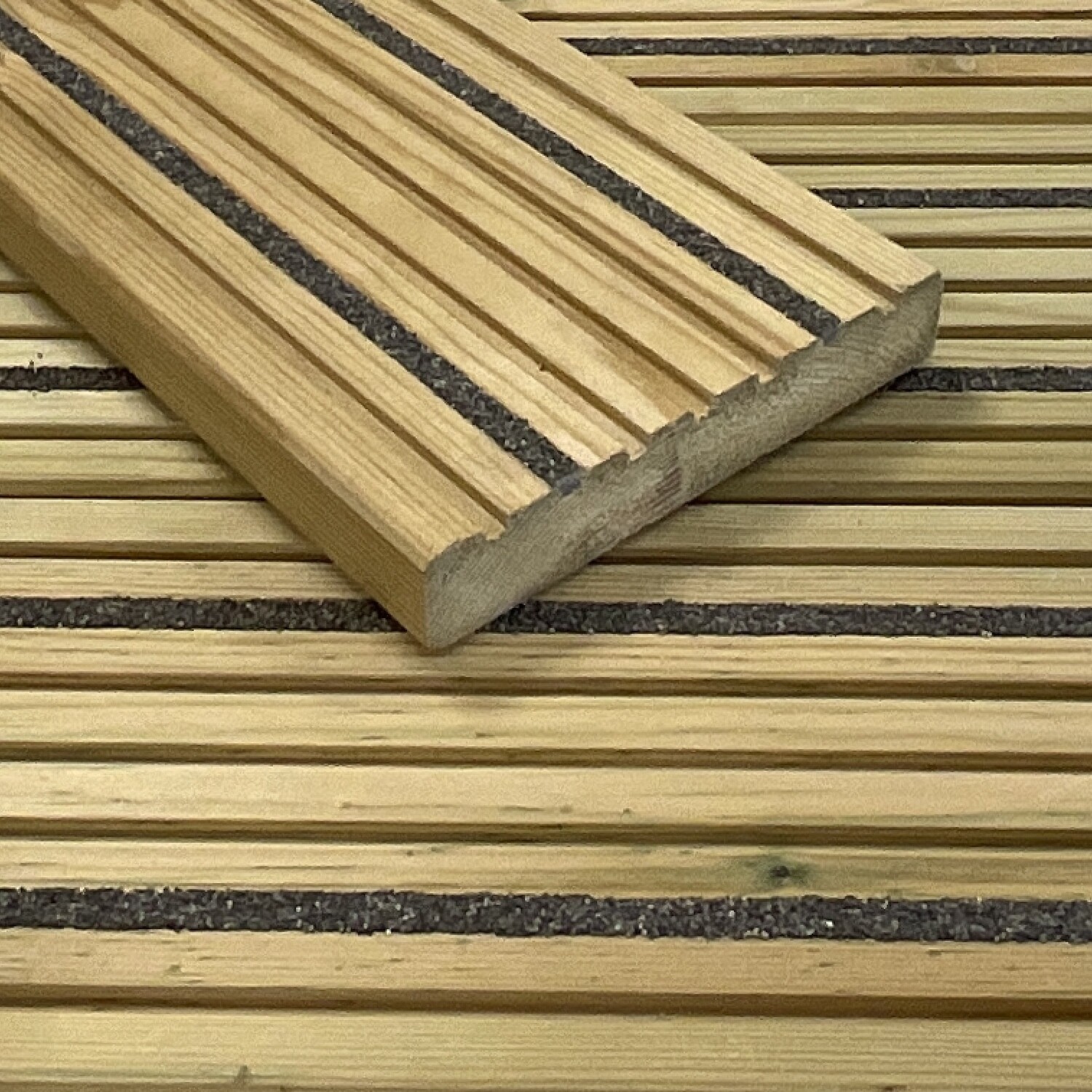 GripDeck® 28 x 145mm Non-Slip Decking Softwood Gripdeck Softwood non slip decking