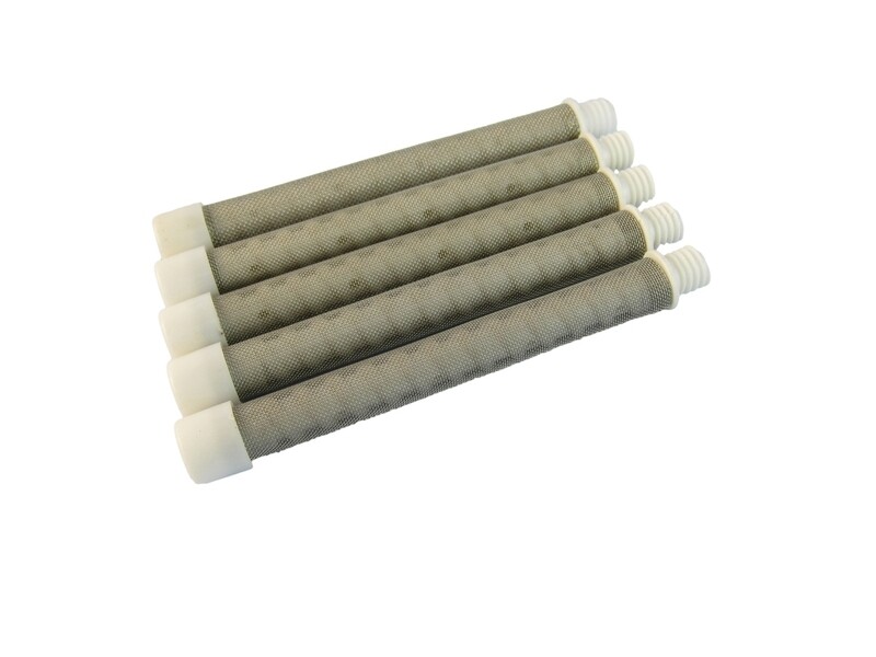 XILOSIN Pistola sin Aire Pistolas Elementos de Filtro 60 de Malla 10 cm de Longitud para Wagner Airless Pintura en Aerosol Pistolas 5pcs