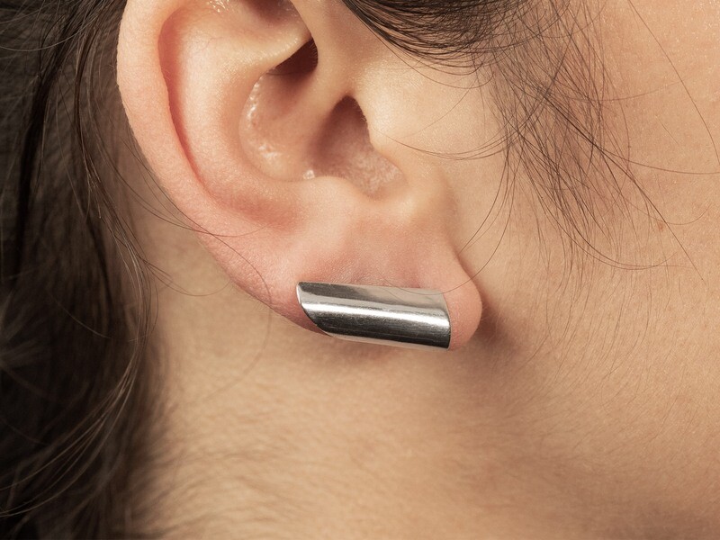 Handmade Silver Ear Climber Earrings.