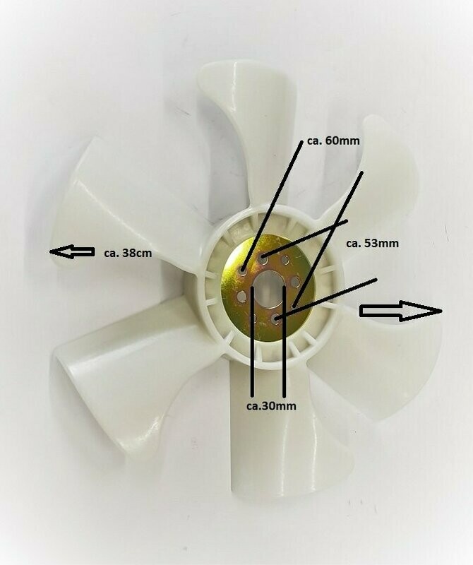 Nissan Stapler Lüfterflügel