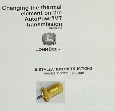 JD Thermostat Regelventil, AL156949 JD Thermostat Regelventil, AL156949