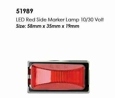 LED SEITENMARKIERUNGSLEUCHTE Rot