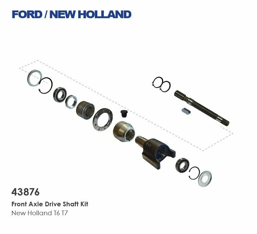 VORDERACHSANTRIEBSWELLEN-KIT Ford New Holland etc