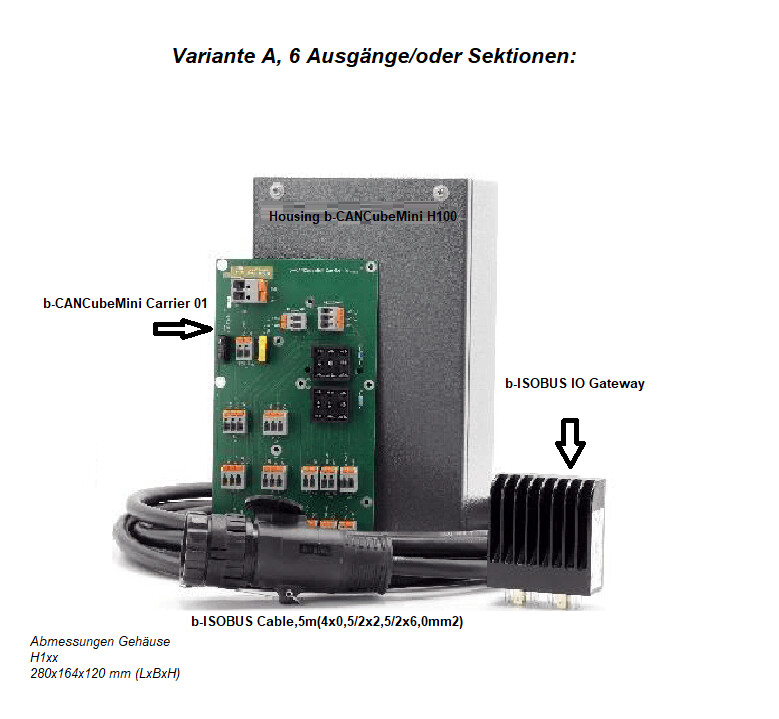 b-ISOBUS IO Gateway Set b-ISOBUS IO Gateway Set