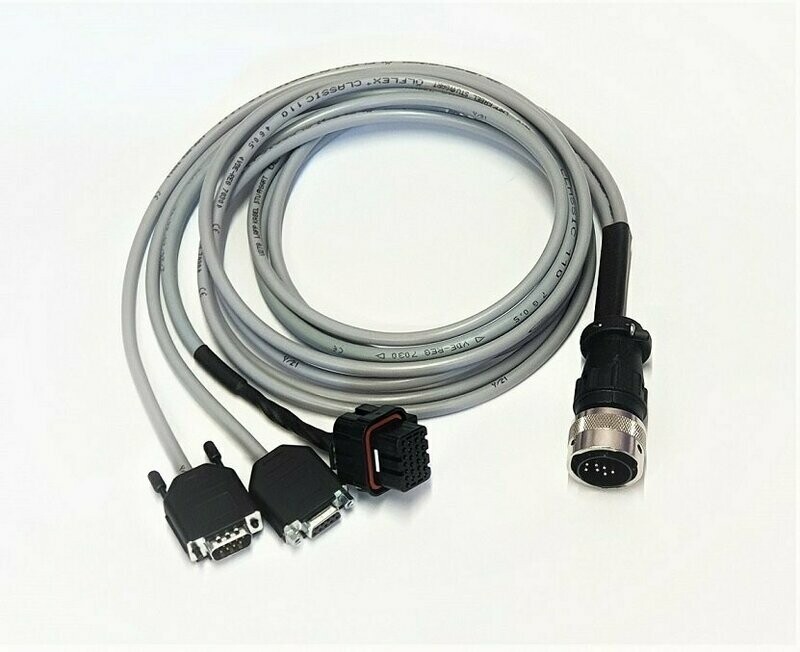 Eck Kabel + 2 D-Sub
