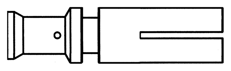 Pin Buchse 32A Crimpkontakt