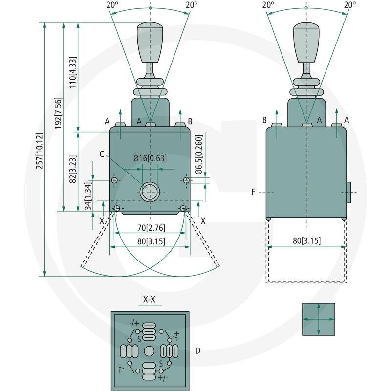 Danfoss Joystick PVRES