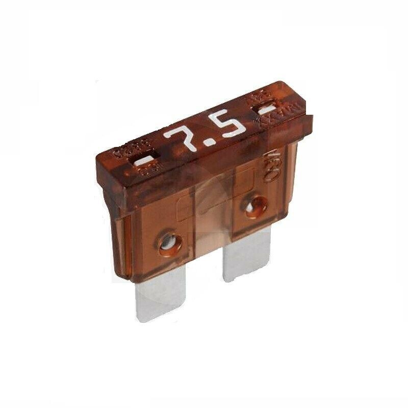 Flachstecksicherung 7,5 A DIN 72 581, dunkelbraun
