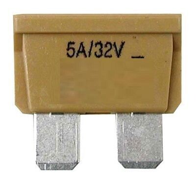 Flachstecksicherung 5A DIN72 581, hellbraun