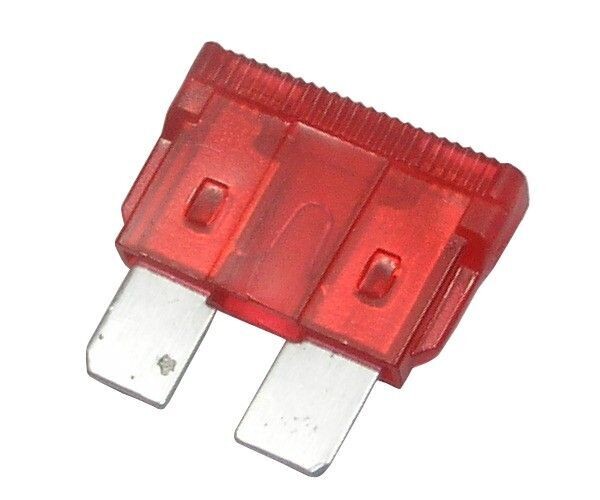 Flachstecksicherung 10A  rot Blister