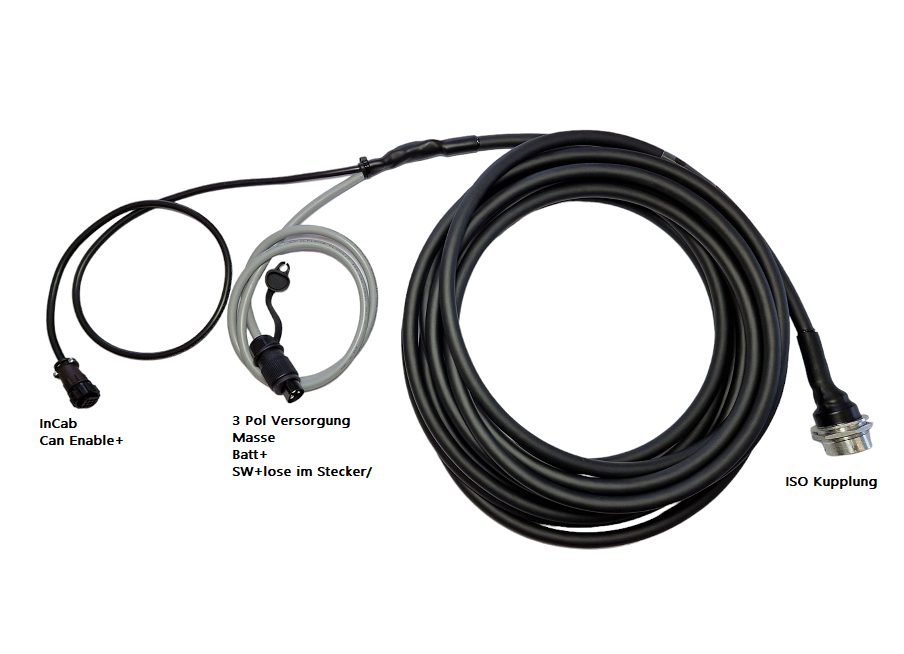 ISOBUS Grundausrüstung FIX einfach 25A(30A) Front 12m
