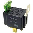 High-current relay, 12V, 1 NO contact, 30A, also available with fuse