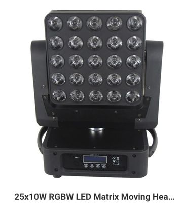 Matrix 25x10W RGBW LED Moving Head Matrix 25x10W RGBW LED Moving Head
