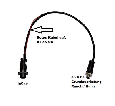 Adap InCab RA/KU  8 Pol