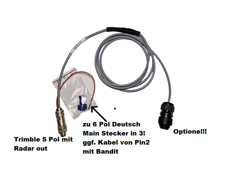 Signalkabel Trimble M12 5 Pol Rad. out