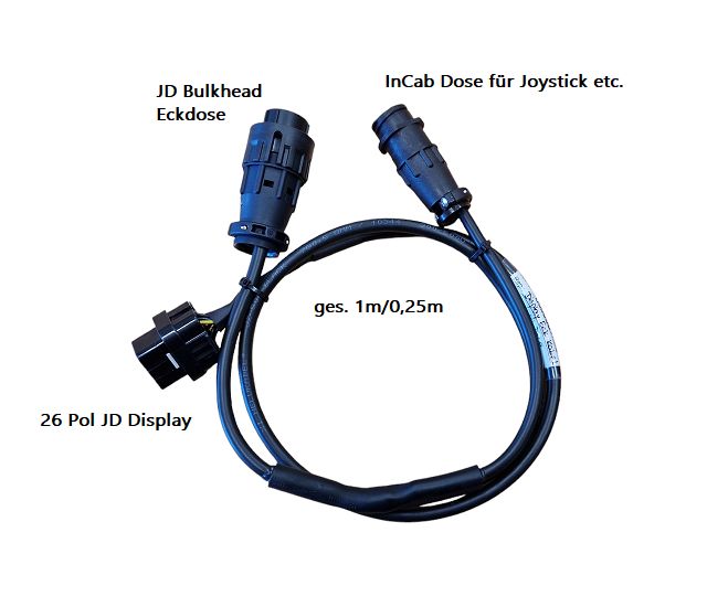 Display Eck  Kabel + InCab Dose