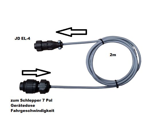EL-4 to 7-pin signalling device socket