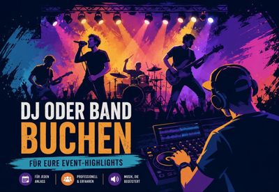 Buch dein DJ oder deine Band