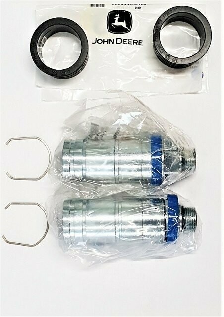 JD Kuppler Set EMDS Rückbau von Deluxe auf Standart inkl. Klemme und Gummi etc.