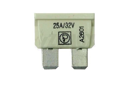 25A flat plug fuse, blister pack