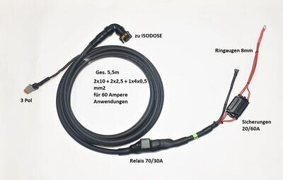 Iso Powerkabel L6025 Relais (60A Iso Powerkabel L6025 Relais (60A