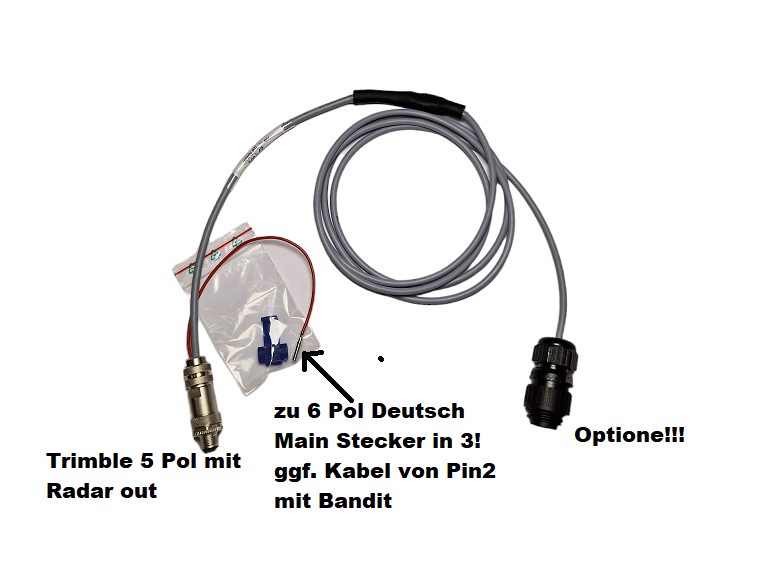 Signalkabel Trimble M12 5 Pol Rad. out