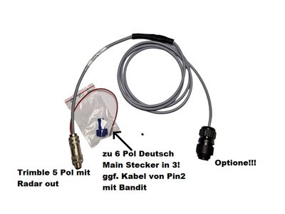 Signalkabel Trimble M12 5 Pol Rad. out