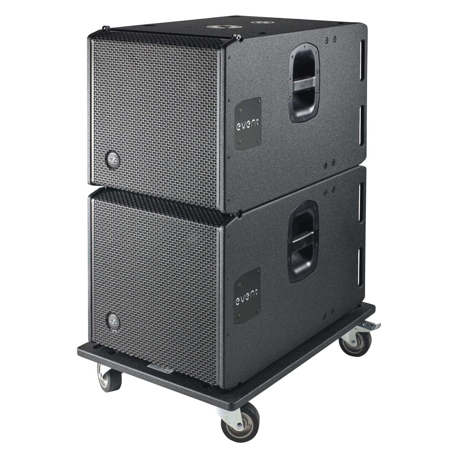 Aktiv Bass EVENT-115A  2 Stück auf Rolli mit Cover