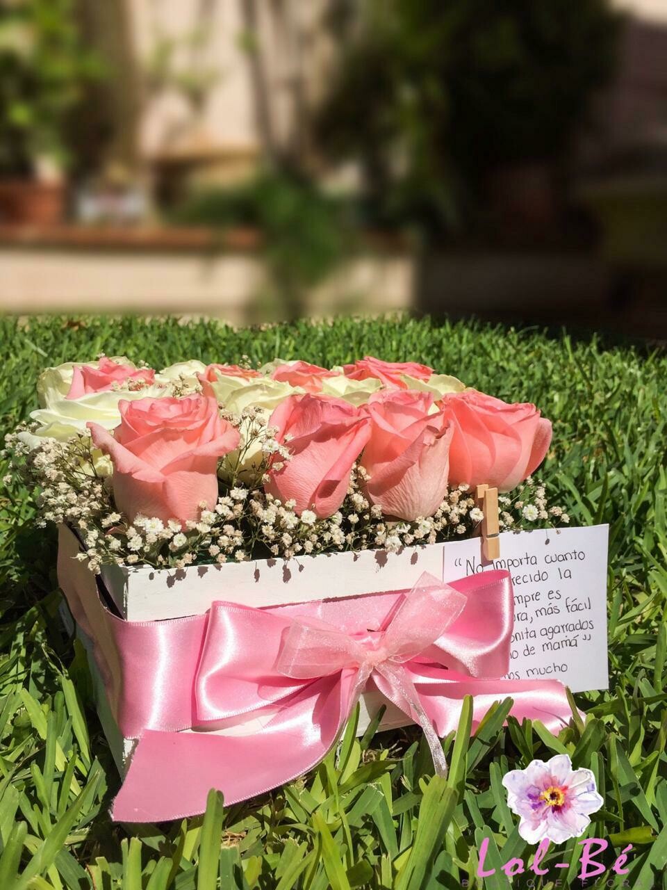 ARREGLO ROSAS ROSADAS
