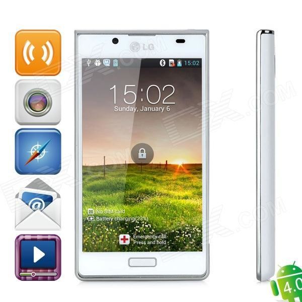 LG P705 Optimus L7 Android 4.0.3 WCDMA Teléfono Bar w / 4.3 &quot;pantalla capacitiva, Wi-Fi y GPS - Blanco  COP $ 559.500