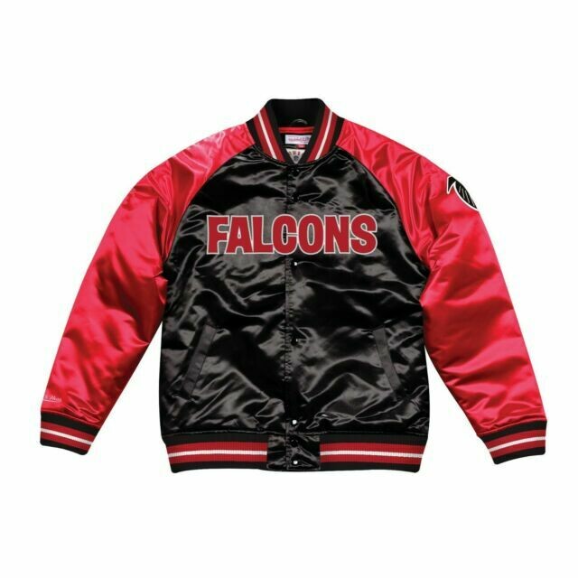Atlanta Falcons Men's Mitchell & Ness Tough Season Satin Jacket
