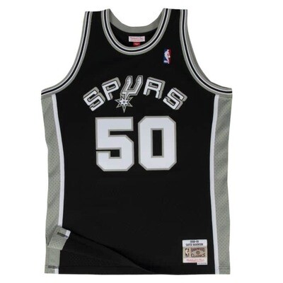 San Antonio Spurs David Robinson 1998-99 Black Mitchell & Ness Men's Swingman Jersey
