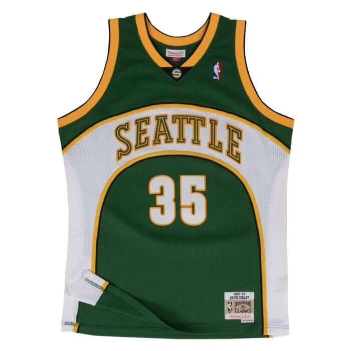 Seattle Supersonics Kevin Durant 2007-08 Green Mitchell & Ness Men’s Swingman Jersey