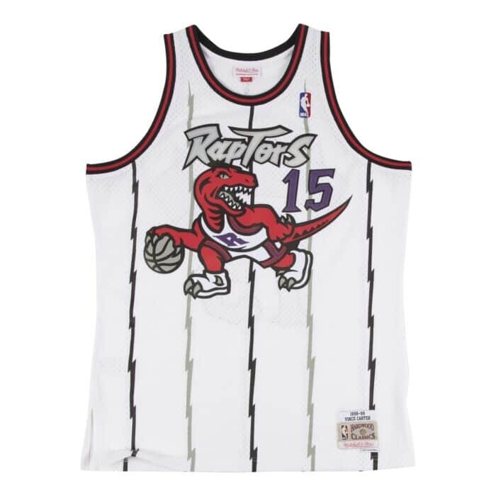 Toronto Raptors Vince Carter 1998-99 White Mitchell & Ness Men’s Swingman Jersey